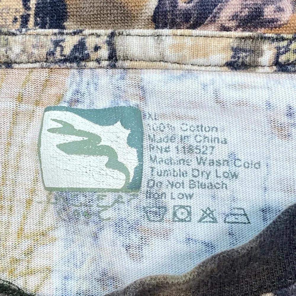 Longleaf Camo Shirt Sz XL Mens Brown Camouflage Forest Hunting Skater Streetwear